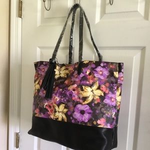 Large Floral Tote Bag